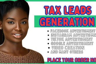 tax leads tax finance facebook ads google ads video ads video ads