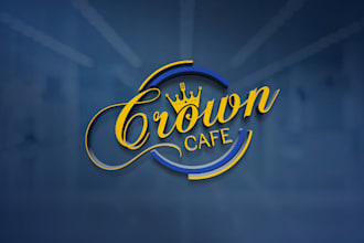create trendy crown, jewelry, lawyer minimalist logo