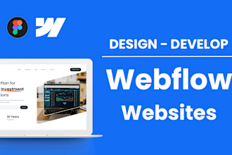 design or redesign and develop your website project in webflow