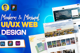 do modern figma website UI UX design, or redesign template