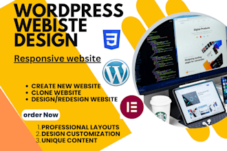 create a modern web design in HTML,javascript,CSS,