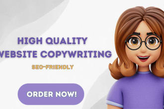 write sales copywriting, website content as your copywriter