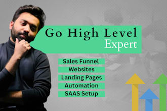 build ghl sales funnel and complete automation flow