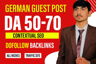 provide high authority white hat dofollow seo german guest post backlinks