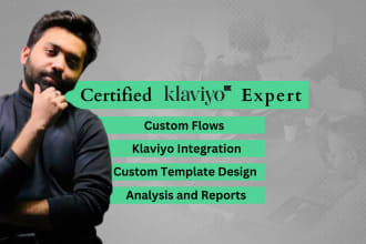setup klaviyo email flows and design email templates