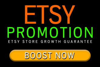 do organic etsy store promotion to increase etsy traffic