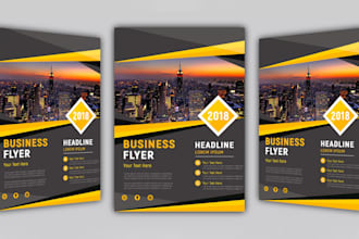 create a sophisticated promotional flyer for your brand