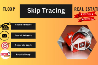 do offer real estate skip tracing and llc skip trace for you