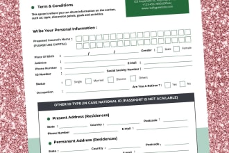 design and develop your fillable, interactive PDF form