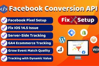 fix or setup facebook pixel conversion API by GTM ga4 server side tracking