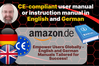 design english german ce compliant amazon de user manual or instruction manual