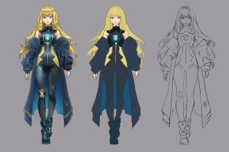 draw character sprites for your visual novel