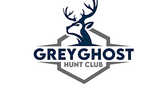 make a amazing grey ghost hunt club logo design