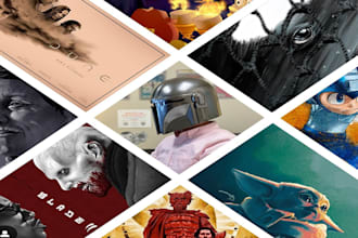 design professional movie poster