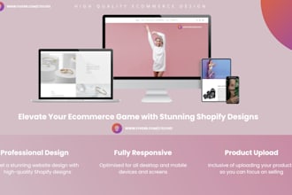 design or redesign a shopify store or create shopify website