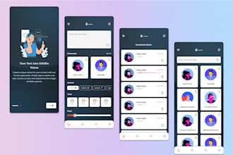 design modern and intuitive ai app uiux for mobile and web