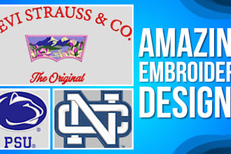 do quality embroidery for you in just 4 hours