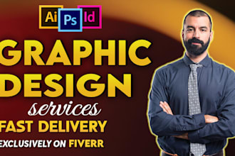 do graphics with adobe illustrator, photoshop, and vector designs in eps, PDF,