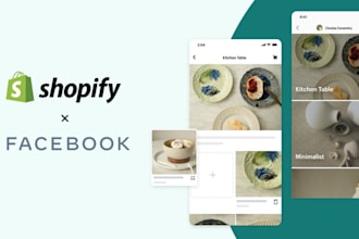 do shopify facebook product upload edit title description images order proce