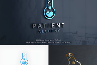 make modern medical, pharmaceutical, health care logo design