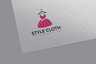 make professional logo about monogram, apparel, boutique, clothing and fashion