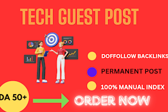 write and publish high da tech guest post