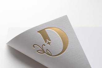 provide trendy spa, floral, feminine beauty hand drawn logo