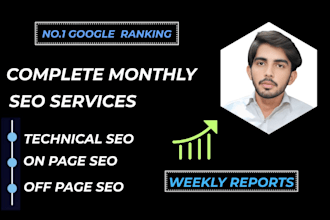 provide complete monthly seo services