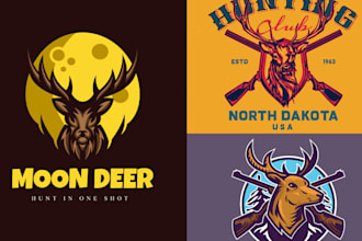 create an adventure, outdoor, camping, mountain, hunting, hiking, travel logo