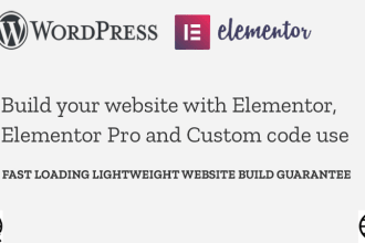 convert psd, adobe xd, figma to elementor wordpress website