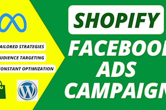 create shopify facebook ads campaign