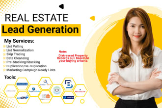 pull seller lists from propstream, list source, zillow and batch leads