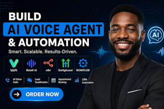 build ai voice agent vapi retell ai n8n automation gohighlevel workflow