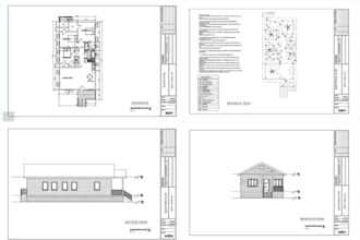 draw full set of construction drawings, deck drawings for city permit