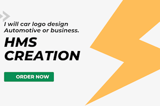 create car logo design automotive or business