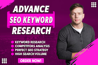 do advanced SEO keyword research and competitor analysis