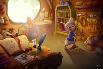 create children book illustration no ai