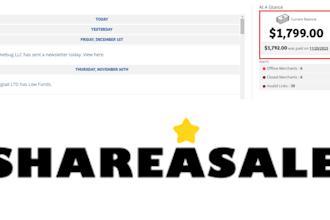 create shareasale account for you