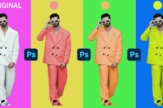 any type image color correction color change or recolor fast