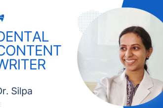 write exceptional articles on dentistry by dentist