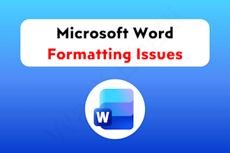 fix formatting issues in microsoft ms word document