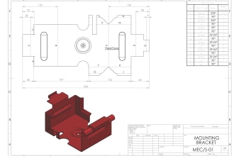 create sheet metal design dxf 3d model by solidworks and autocad