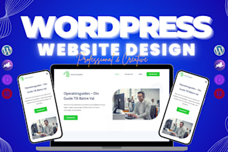 design, revamp, modify or customize wordpress elementor pro website