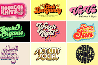 design awesome hand lettering logo design in 24 hours