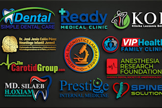 design modern medical, dental, wellness and healthcare logo