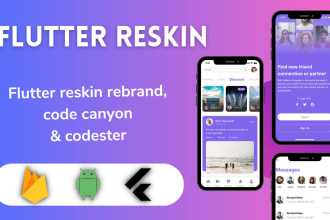 reskin, rebrand, customize, and set up codecanyon android or flutter apps