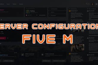 help you make a fivem rp server