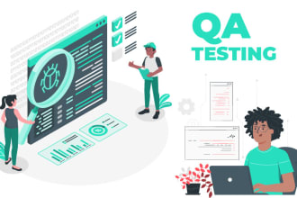 test review QA your website, mobile app for quality