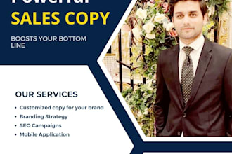 write compelling sales copy, landing page copy, and sales funnel copywriting