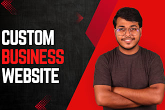 create modern business website, custom website design